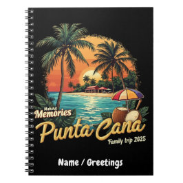 Cuaderno Viaje familiar Making Recuerdos Punta Cana 2025