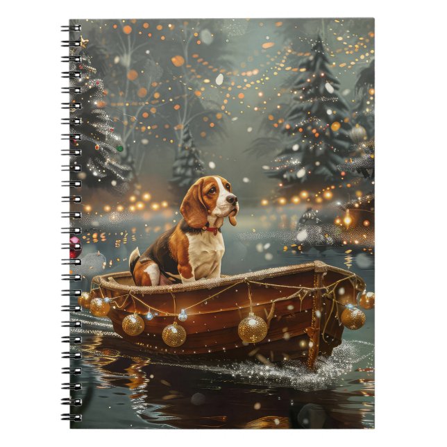 Cuaderno Viaje festivo de los Navidades Beagle (Frente)