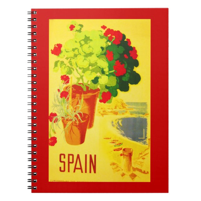 Cuaderno Viaje para equipos portátiles-de época-España (Frente)