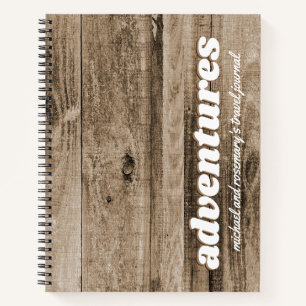 Cuaderno Viaje personalizado de aventura en un campamento d