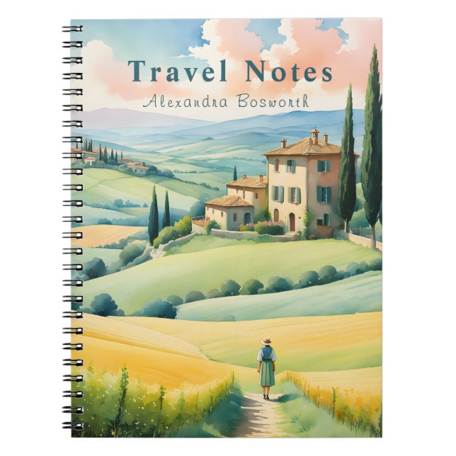 Cuaderno Viaje personalizado de verano en Italia - (Frente)