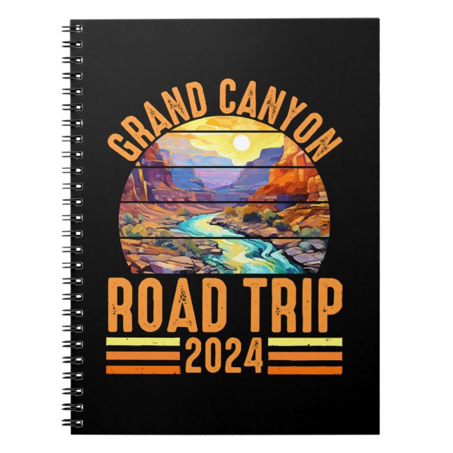Cuaderno Viaje por el Parque Nacional del Gran Cañón 2024 (Frente)