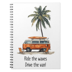 Cuaderno Viaje por la Waves VW para el portátil Campervan