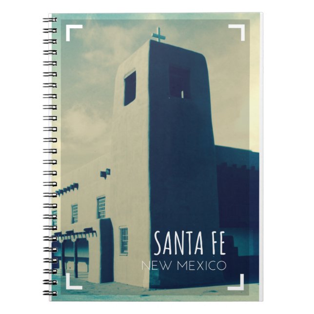 Cuaderno Viaje retro de Santa Fe Nuevo México (Frente)