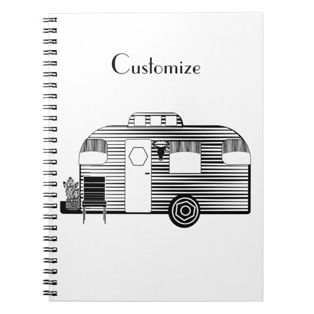 Cuaderno Viajero Caravana de caravanas Thunder_Cove (Frente)