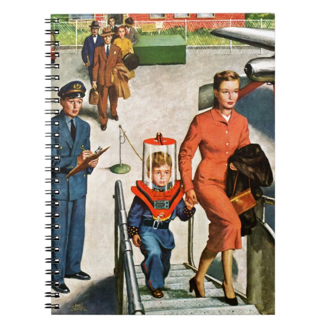 Cuaderno Viajero del espacio (Frente)