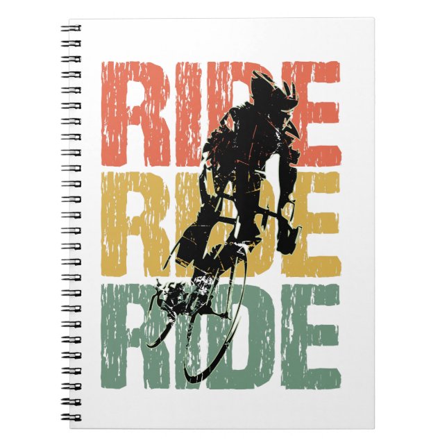 Cuaderno Viajero en bicicleta vintage (Frente)