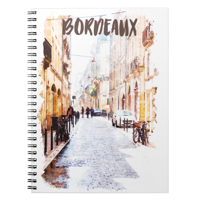 Cuaderno Viajes acuáticos clásicos de Bordeaux France (Frente)