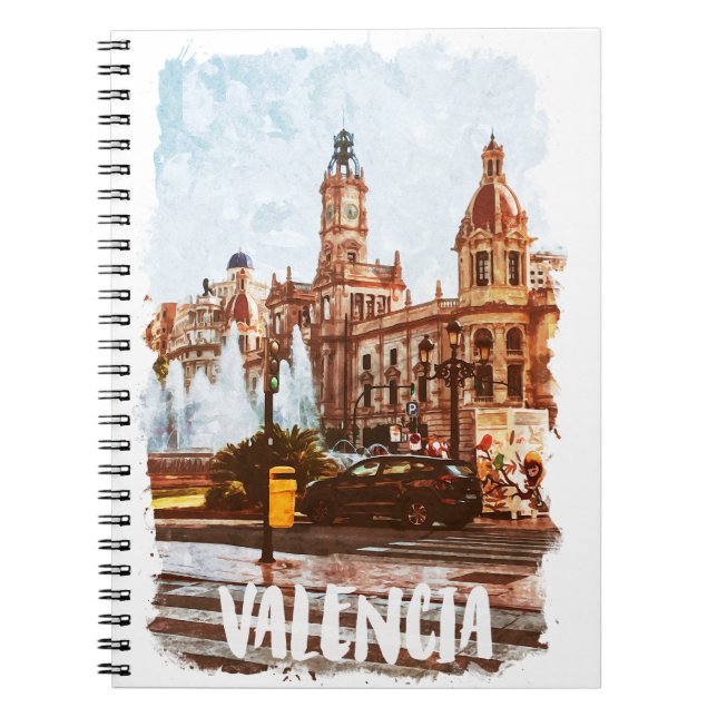 Cuaderno Viajes de arquitectura de Valencia España (Frente)