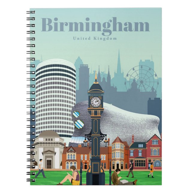 Cuaderno Viajes De Arte De Viaje A Birmingham (Frente)