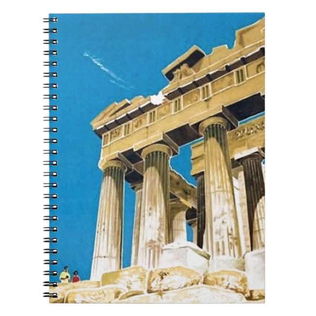 Cuaderno Viajes de época Atenas Grecia Templo del Partenón (Frente)