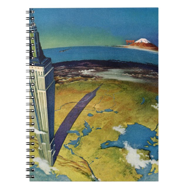 Cuaderno Viajes de época Edificio Empire State de Nueva Yor (Frente)