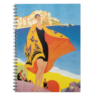 Cuaderno Viajes de época, vacaciones de playa en Calvi, C
