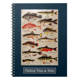 Cuaderno Viajes de pesca y viaje modificado para requisitos