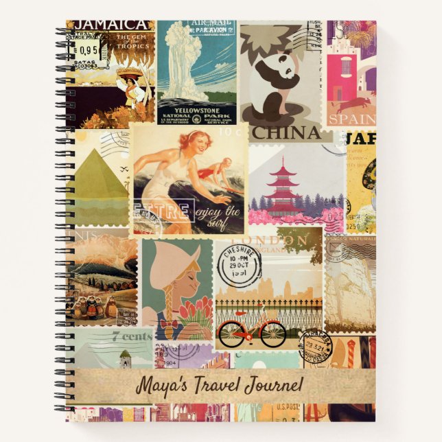 Cuaderno Viajes de sellos de época (Anverso)