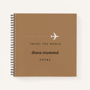 Cuaderno Viajes El mundo: notas de viaje
