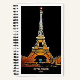 Cuaderno Viajes en la Torre Eiffel: Captura tus Recuerdos