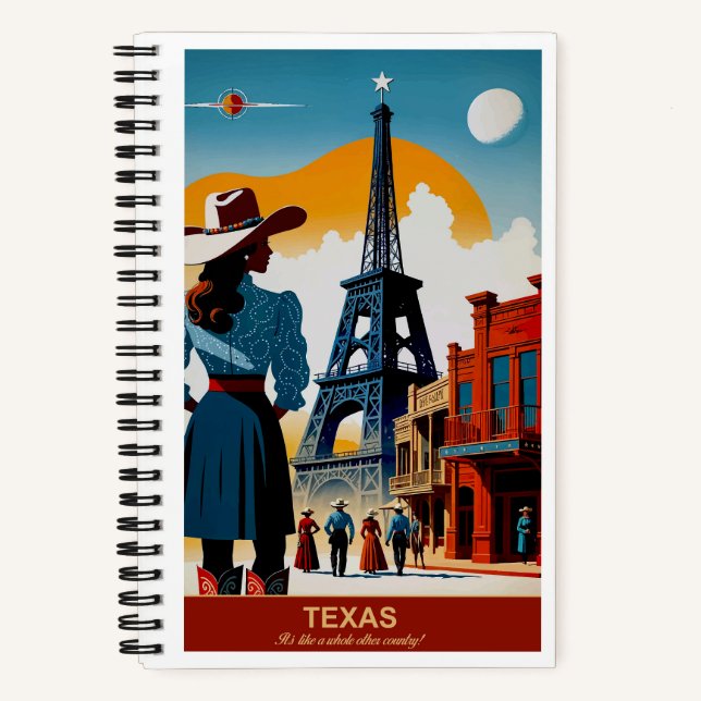 Cuaderno Viajes en Texas: Es como un otro país entero (Anverso)