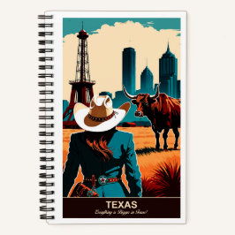 Cuaderno Viajes en Texas: Todo es más grande en Texas
