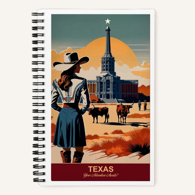 Cuaderno Viajes en Texas: Tu aventura espera (Anverso)