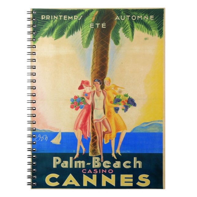 Cuaderno Viajes Franceses Vintage Cannes (Frente)