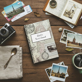 Cuaderno Viajes personalizados vintage