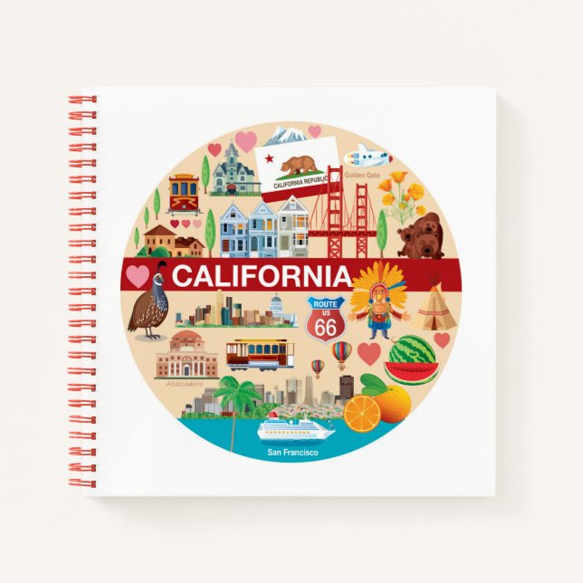 Cuaderno Viajes por California (Anverso)