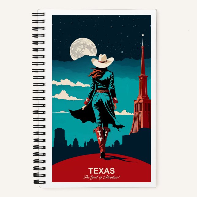 Cuaderno Viajes por Texas: El espíritu de aventura (Anverso)
