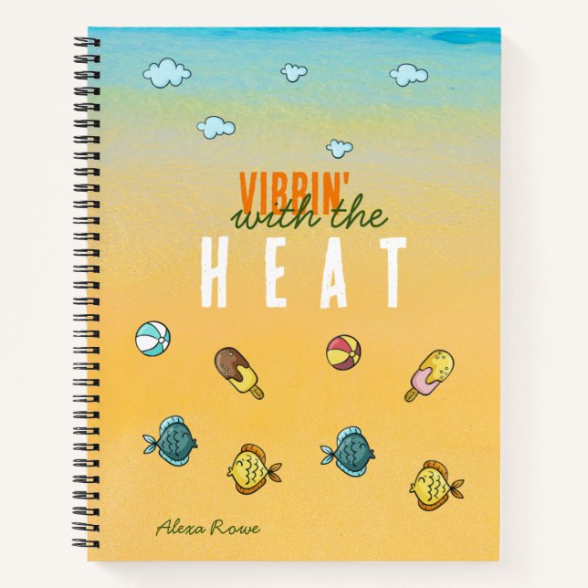 Cuaderno Vibein' con HEAT - verano personalizado (Anverso)
