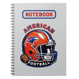 Cuaderno Vibes All-American Game Day - Estilo Casco Vintage