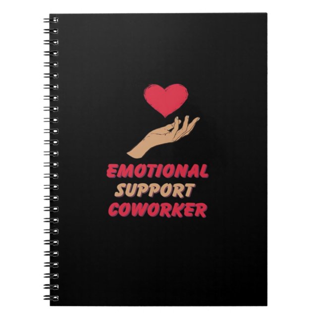 Cuaderno Vibes clásicas de Coworker de ayuda emocional (Frente)