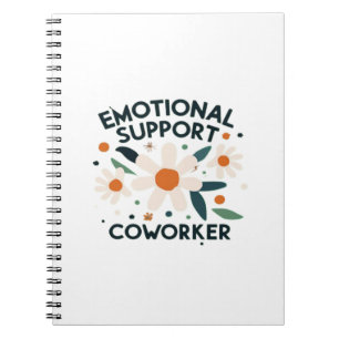 Cuaderno Vibes de cotizaciones de Coworker de ayuda emocion