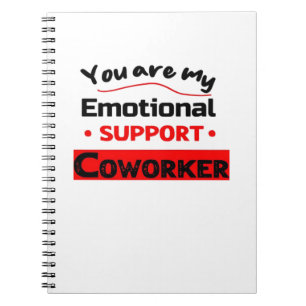 Cuaderno Vibes de eslora de Coworker de ayuda emocional