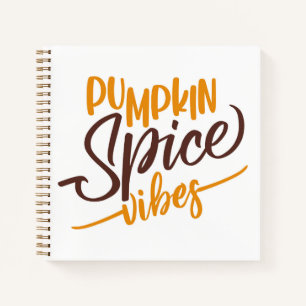 Cuaderno Vibes de especias de calabaza