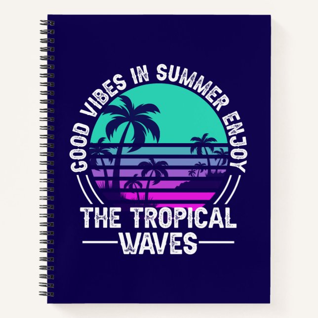 Cuaderno Vibes de verano tropical-82646 (Anverso)