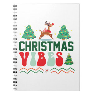Cuaderno Vibes navideñas de regalo de Navidad