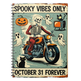Cuaderno Vibes Only Halloween Vintage