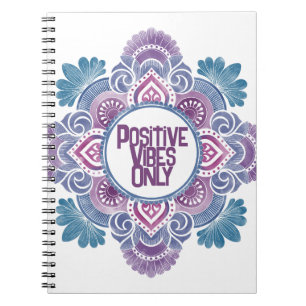 Cuaderno Vibes positivas sólo Mandala