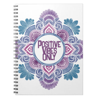 Cuaderno Vibes positivas sólo Mandala