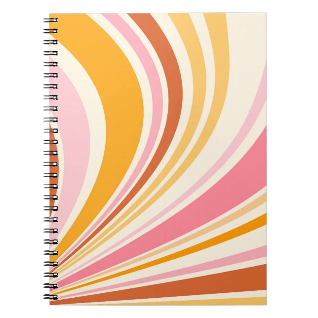 Cuaderno Vibes retro coloridas (Frente)
