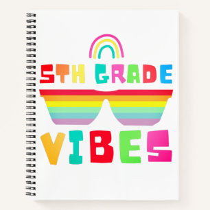 Cuaderno Vibraciones de 5to Grado Regreso a la Escuela Prof