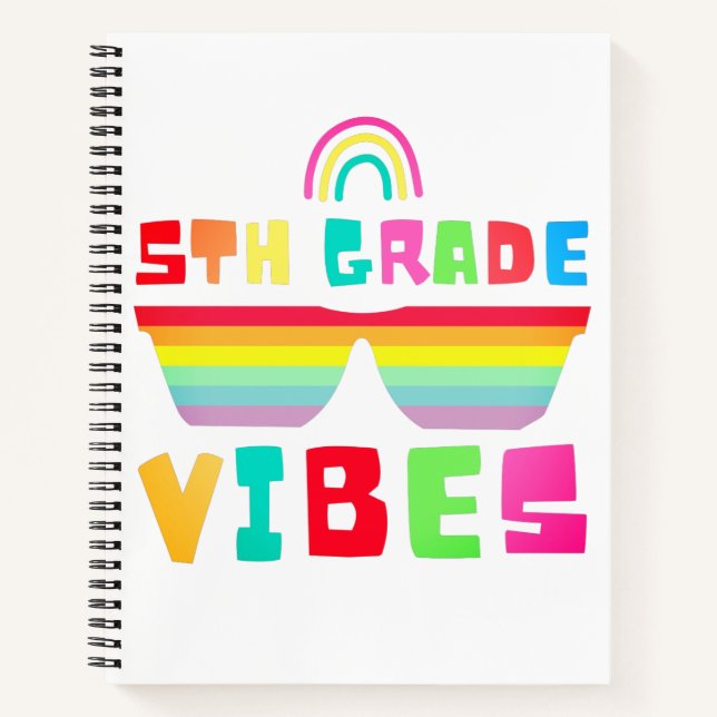 Cuaderno Vibraciones de 5to Grado Regreso a la Escuela Prof (Anverso)