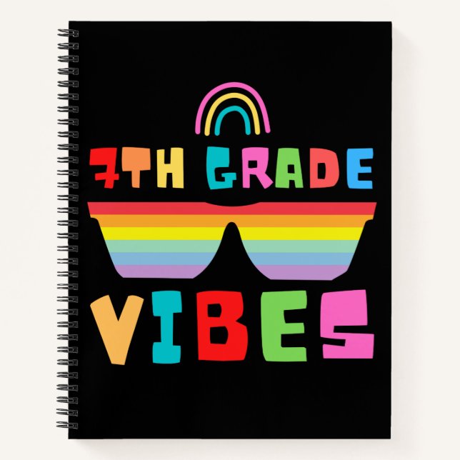Cuaderno Vibraciones de 7º Grado De vuelta al colegio Profe (Anverso)