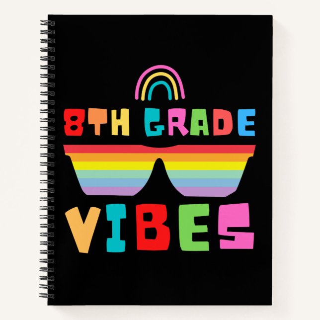 Cuaderno Vibraciones de 8º Grado De vuelta al colegio Profe (Anverso)