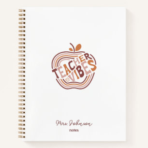 Cuaderno Vibraciones de Maestro Boho Manzana Agradecimiento