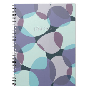 Cuaderno Vibraciones de Playa Vidrio de Mar - Azul Marea de