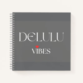 Cuaderno Vibraciones Delulu, regalo de cumpleaños femenino 