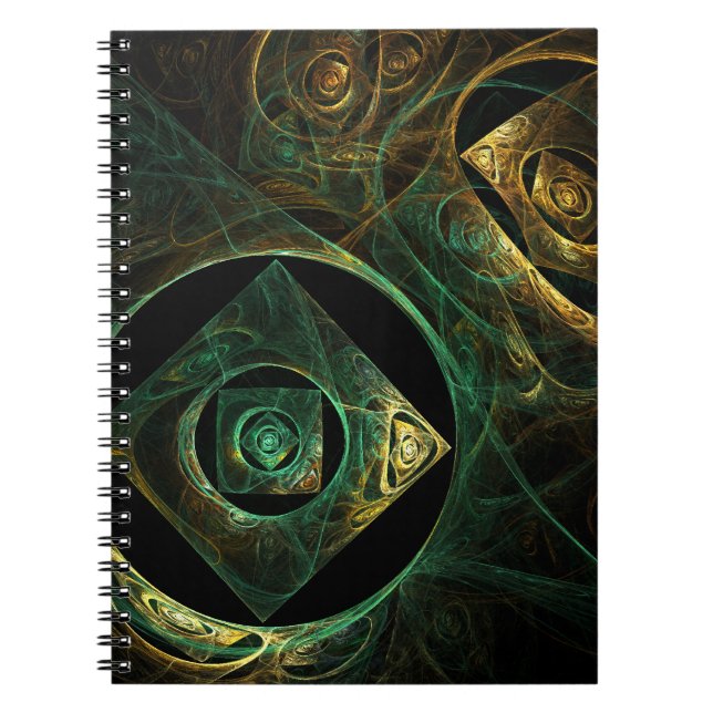 Cuaderno Vibraciones mágicas Resumen Nota de arte (Frente)