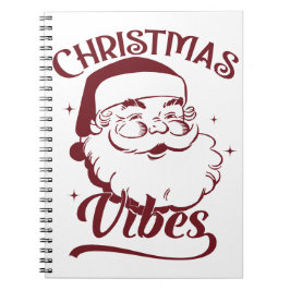 Cuaderno Vibraciones Navideñas Diseño Vintage