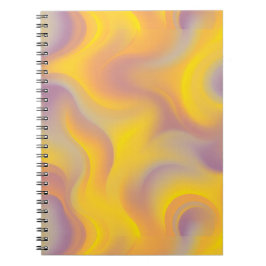 Cuaderno Vibrant Abstract Swirl 